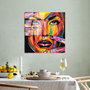Wallity UV-846 Pintura Decorativa de Vidrio Templado Multicolor 50 x 50 cm